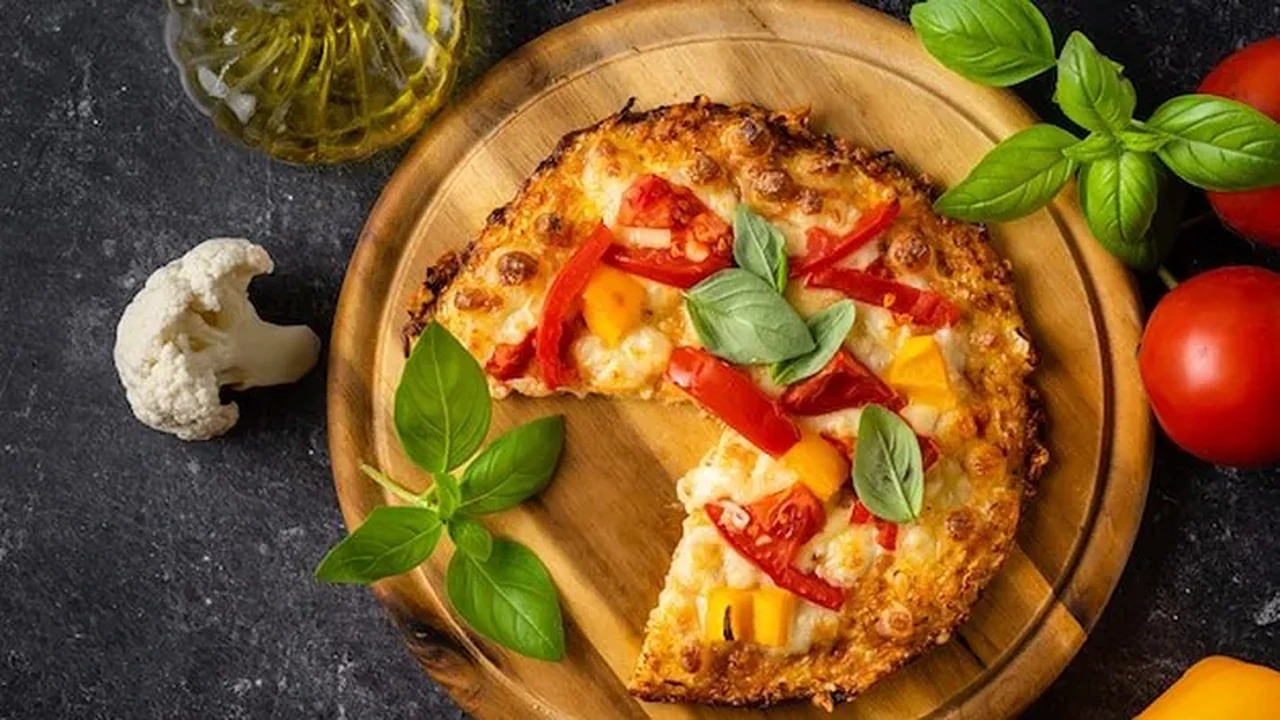 پیتزا پپرونی بدون خمیر