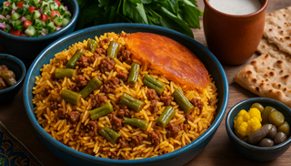 طرز تهیه لوبیا پلو خوشمزه و مجلسی