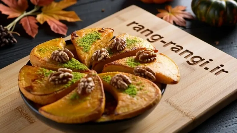 کدو حلوایی سرخ شده